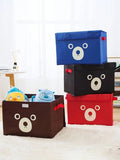 Panda Folding Storage | Storage for Kids Toys | Wardrobe Box | Random Color