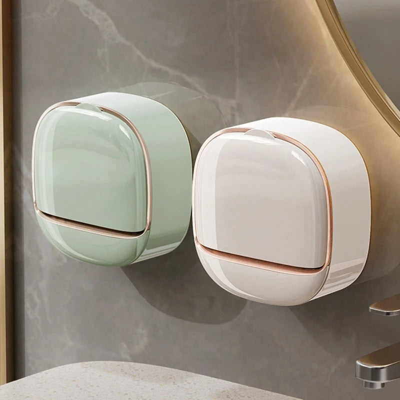 Soap Box Wall Mounted Light Luxury Soap Holder | Easy Cleaning | Random Colour