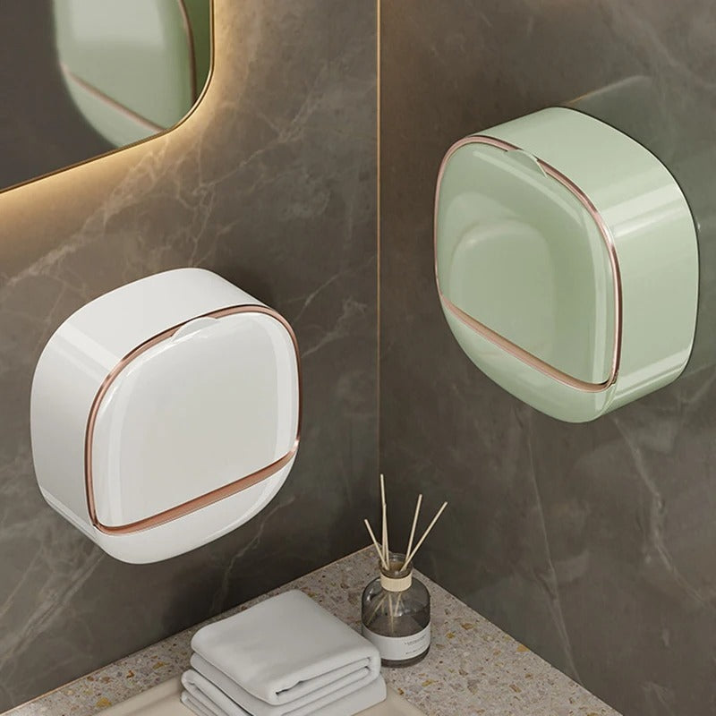 Soap Box Wall Mounted Light Luxury Soap Holder | Easy Cleaning | Random Colour