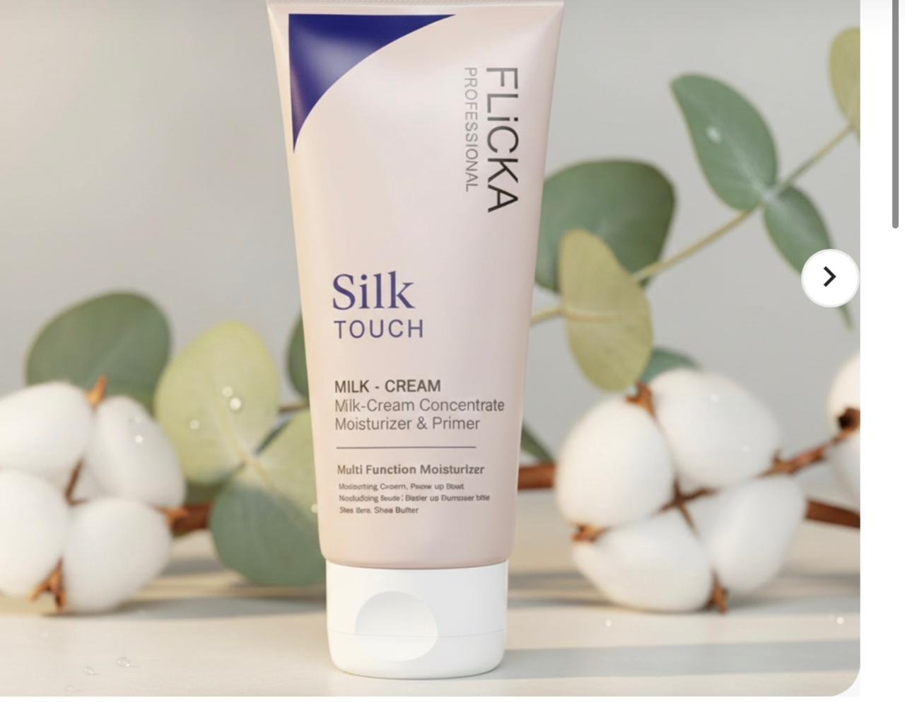 FLiCKA Silk Touch Milk Cream Moisturizer & Primer – 2-in-1 Hydrating Base | Aloe Vera & Shea Butter