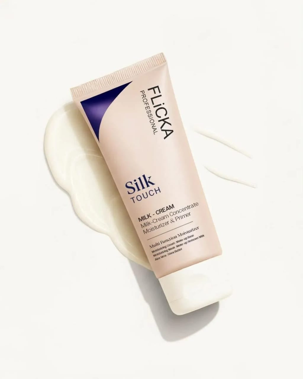 FLiCKA Silk Touch Milk Cream Moisturizer & Primer – 2-in-1 Hydrating Base | Aloe Vera & Shea Butter
