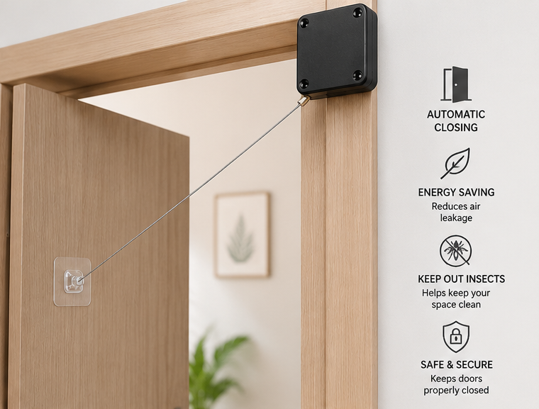 Automatic Sticky Door Closer | Open Door No More!