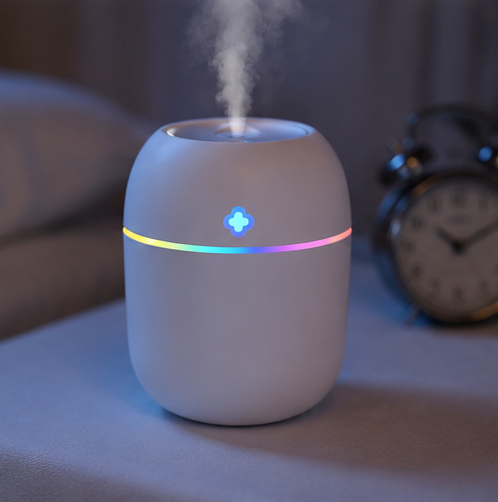 3-in-1 Air Humidifier | Mute, Colorful LED Light & Aromatherapy | For Home, Office & Car