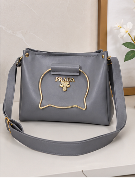 Elegant Cat Handle Handbag for Girls & Ladies | Adjustable Strap