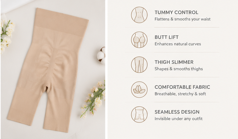 California Beauty Slim Lift Body Shaper Clothing (Skin )