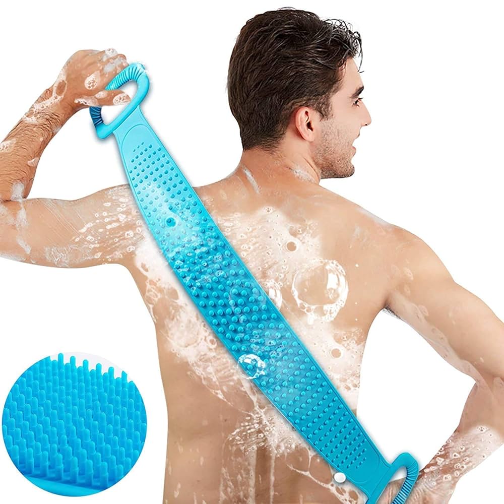Double Side Bath Towel Scrubber