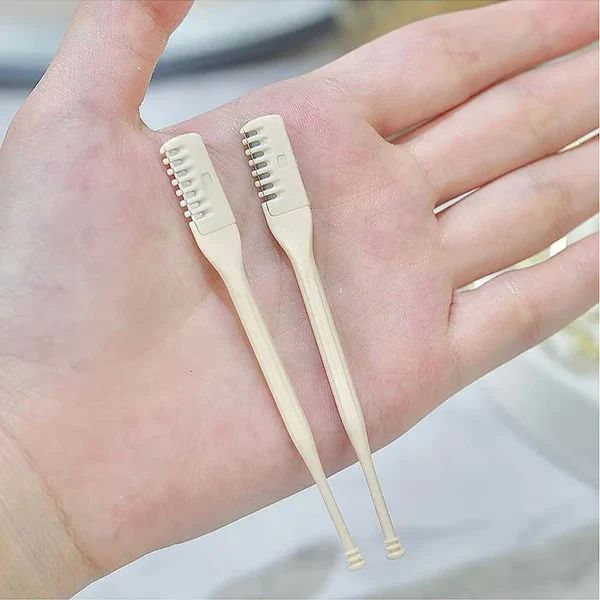 Original Box Pack Portable Manual Nose Hair Trimmer High Quality – 2pcs Set